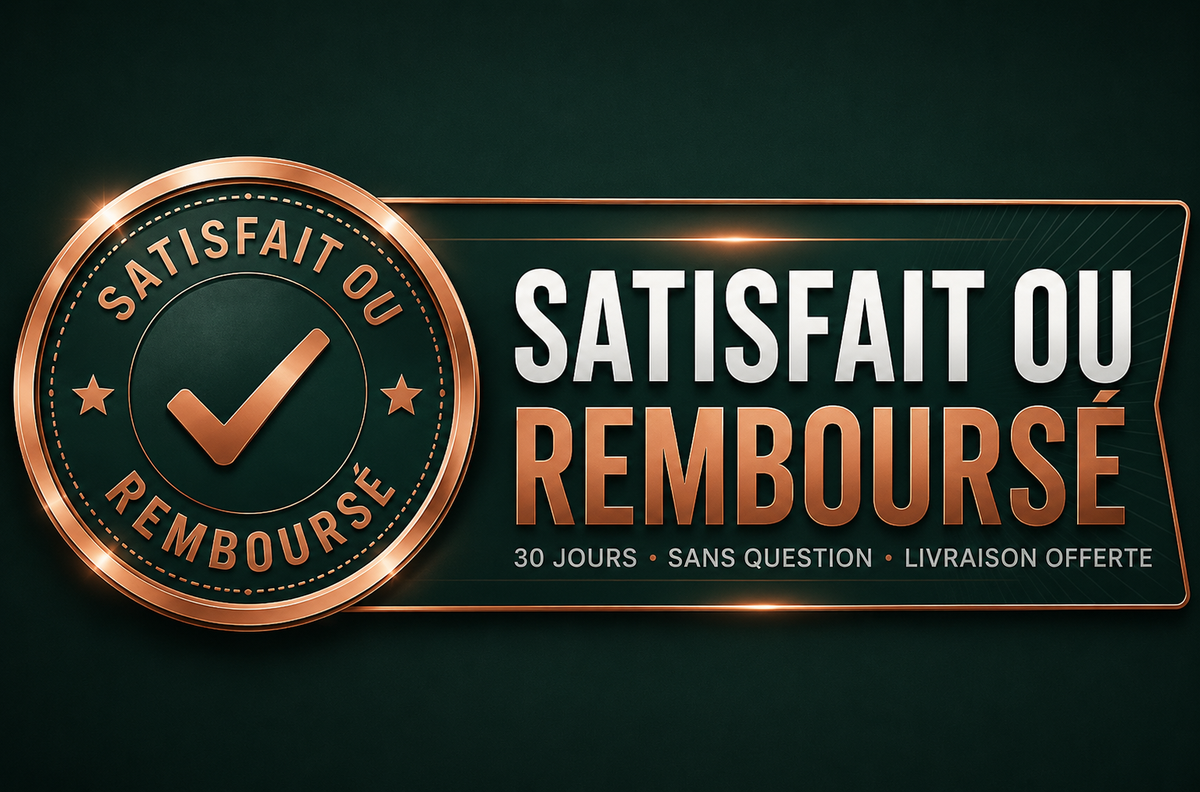 Garantie satisfait ou remboursé 30 jours